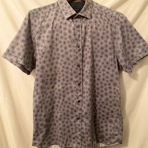 Ted Baker Button down Flower print short sleeve 4